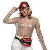 Retro dúhová taška na opasok